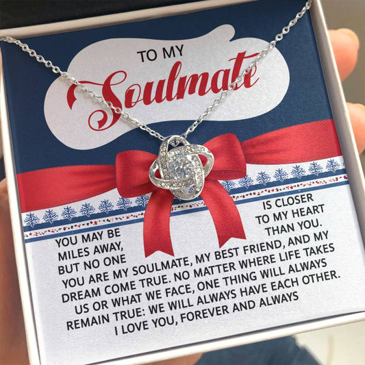 Gift for Soulmate - Have Each Other - Love Knot Pendant Necklace - Mallard Moon Gift Shop