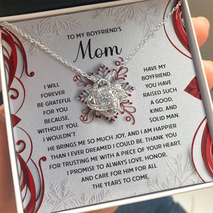 Gift for Boyfriend's Mom - I Could Be - Love Knot Pendant Necklace - Mallard Moon Gift Shop