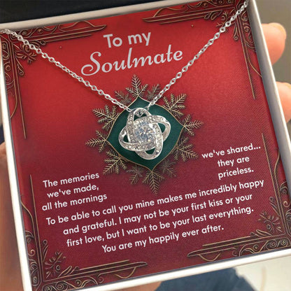 Gift for Soulmate - The Memories - Love Knot Pendant Necklace - Mallard Moon Gift Shop