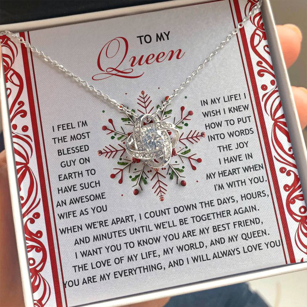 Gift for Soulmate - Together Again - Love Knot Pendant Necklace - Mallard Moon Gift Shop