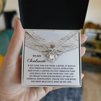 Romantic Love Knot Necklace – Celebrate Your Endless Journey Together - Mallard Moon Gift Shop