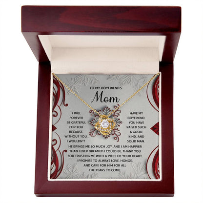 Gift for Boyfriend's Mom - I Could Be - Love Knot Pendant Necklace - Mallard Moon Gift Shop