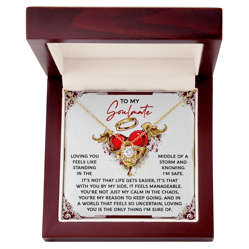 Heartfelt Soulmate Necklace – Celebrate the Calm and Strength She Brings - Mallard Moon Gift Shop