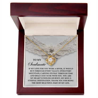 Romantic Love Knot Necklace – Celebrate Your Endless Journey Together - Mallard Moon Gift Shop