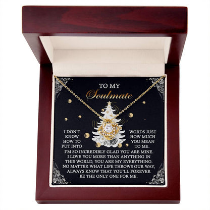 Gift for Soulmate - One For Me - Love Knot Pendant Necklace - Mallard Moon Gift Shop