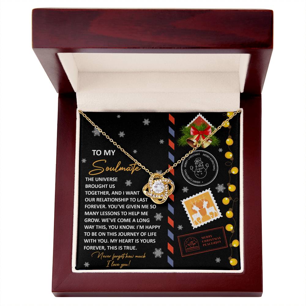 Gift for Soulmate - This Is True - Love Knot Pendant Necklace - Mallard Moon Gift Shop