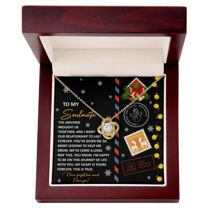 Gift for Soulmate - This Is True - Love Knot Pendant Necklace - Mallard Moon Gift Shop