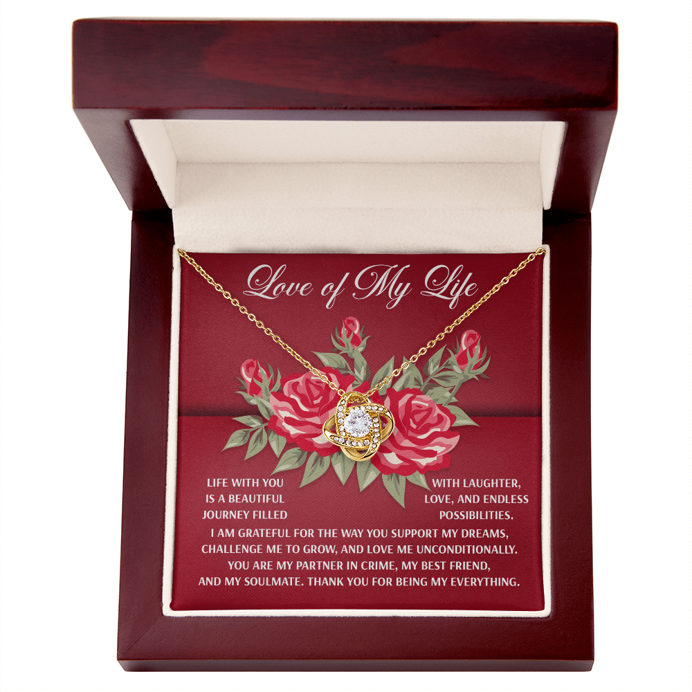 To the Love of My Life – Romantic Soulmate Necklace with Meaningful Message - Mallard Moon Gift Shop