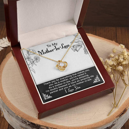 To My Mother-in-Law You Nailed It as a Mother Pendant Necklace - Mallard Moon Gift Shop