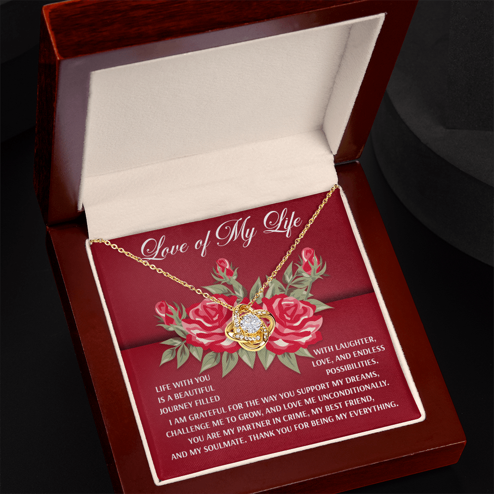 To the Love of My Life – Romantic Soulmate Necklace with Meaningful Message - Mallard Moon Gift Shop