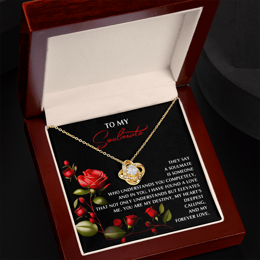 Soulmate Love Knot Necklace – A Timeless Gift for Your Forever Love - Mallard Moon Gift Shop