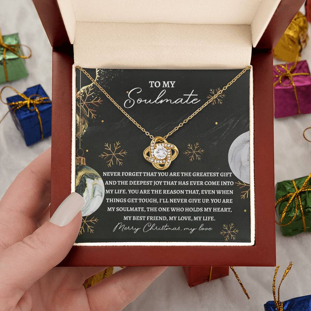 Gift for Soulmate - Greatest Gift - Love Knot Pendant Necklace - Mallard Moon Gift Shop