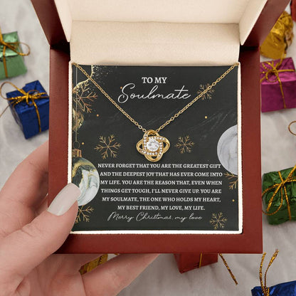 Gift for Soulmate - Greatest Gift - Love Knot Pendant Necklace - Mallard Moon Gift Shop