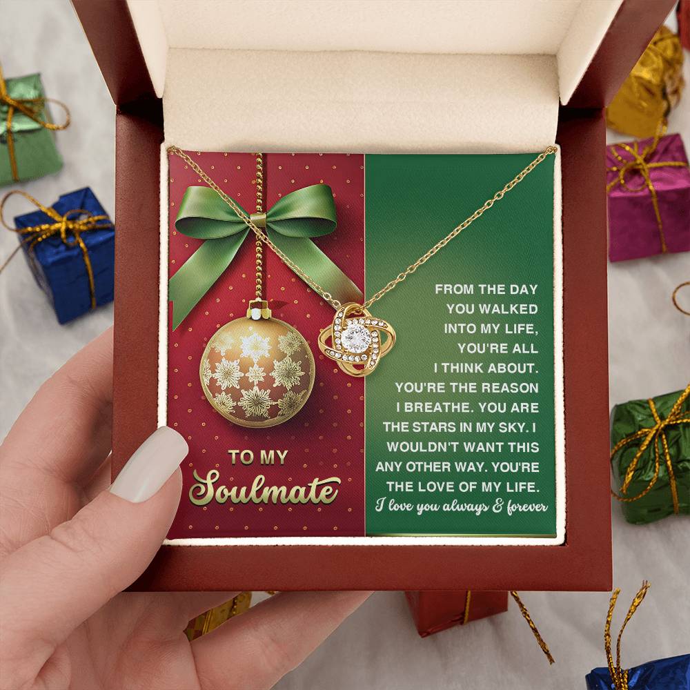 Gift for Soulmate - In My Sky - Love Knot Pendant Necklace - Mallard Moon Gift Shop