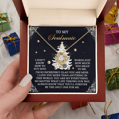 Gift for Soulmate - One For Me - Love Knot Pendant Necklace - Mallard Moon Gift Shop