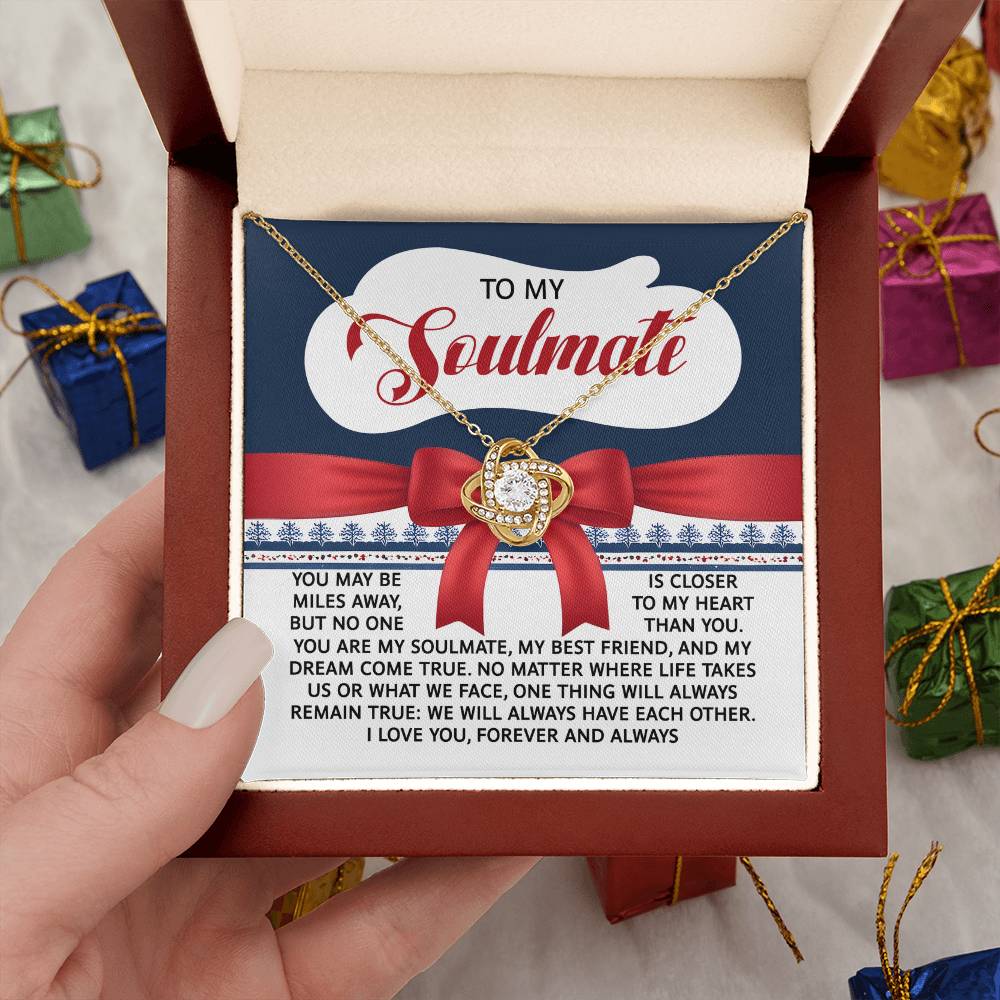 Gift for Soulmate - Have Each Other - Love Knot Pendant Necklace - Mallard Moon Gift Shop