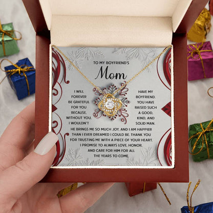 Gift for Boyfriend's Mom - I Could Be - Love Knot Pendant Necklace - Mallard Moon Gift Shop