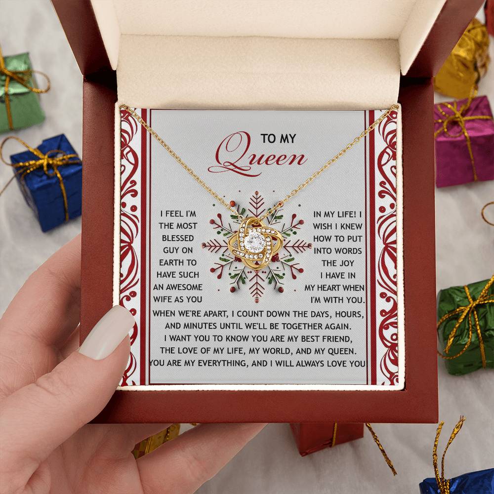 Gift for Soulmate - Together Again - Love Knot Pendant Necklace - Mallard Moon Gift Shop