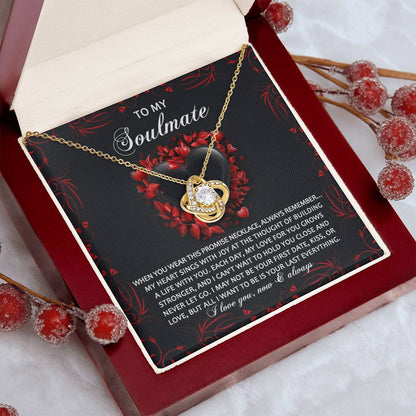 To My Soulmate - Love Knot Necklace – A Promise of Eternal Love and Devotion - Mallard Moon Gift Shop