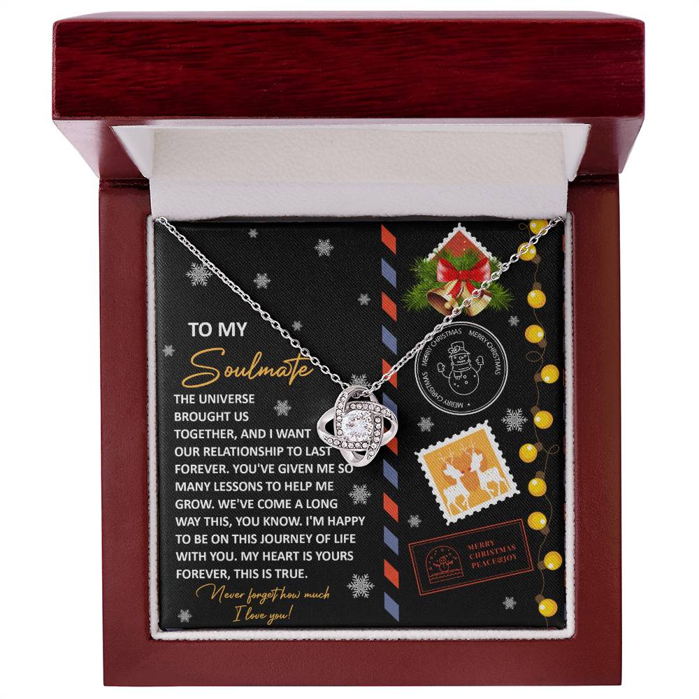 Gift for Soulmate - This Is True - Love Knot Pendant Necklace - Mallard Moon Gift Shop