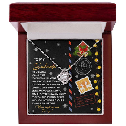 Gift for Soulmate - This Is True - Love Knot Pendant Necklace - Mallard Moon Gift Shop