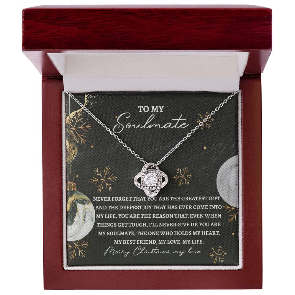 Gift for Soulmate - Greatest Gift - Love Knot Pendant Necklace - Mallard Moon Gift Shop