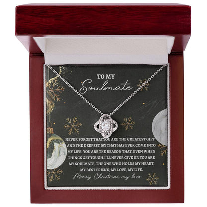 Gift for Soulmate - Greatest Gift - Love Knot Pendant Necklace - Mallard Moon Gift Shop