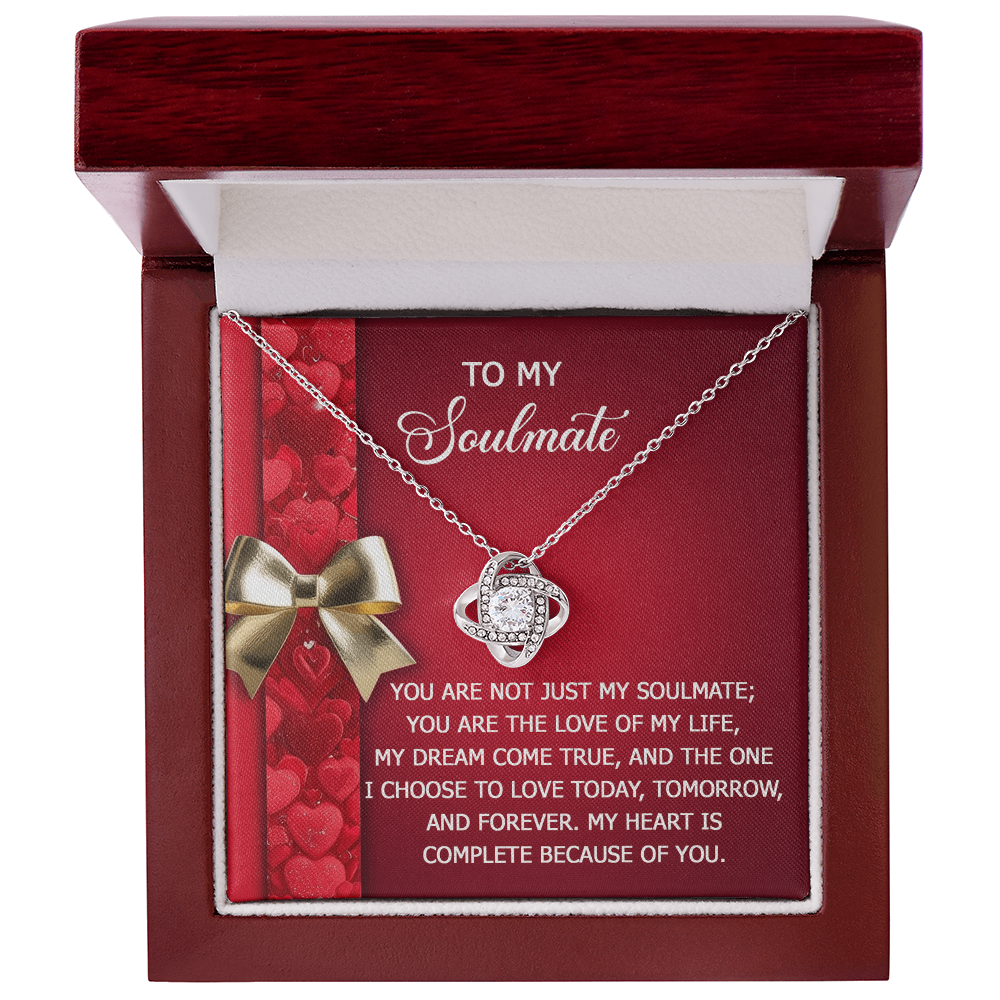 To My Soulmate Necklace - Express Your Love That Lasts Forever - Mallard Moon Gift Shop