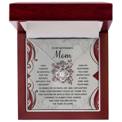 Gift for Boyfriend's Mom - I Could Be - Love Knot Pendant Necklace - Mallard Moon Gift Shop