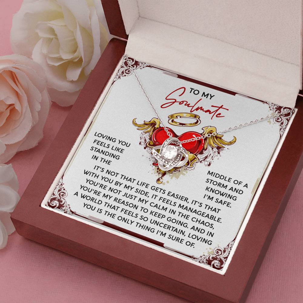 Heartfelt Soulmate Necklace – Celebrate the Calm and Strength She Brings - Mallard Moon Gift Shop