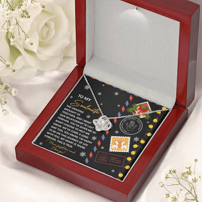 Gift for Soulmate - This Is True - Love Knot Pendant Necklace - Mallard Moon Gift Shop