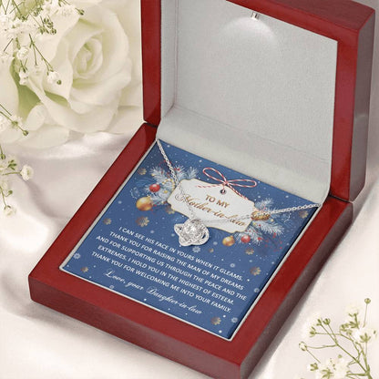 Gift for Mother-in-law - I Hold You - Love Knot Pendant Necklace - Mallard Moon Gift Shop