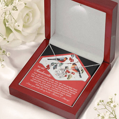 Gift for Soulmate - My Love Story - Love Knot Pendant Necklace - Mallard Moon Gift Shop