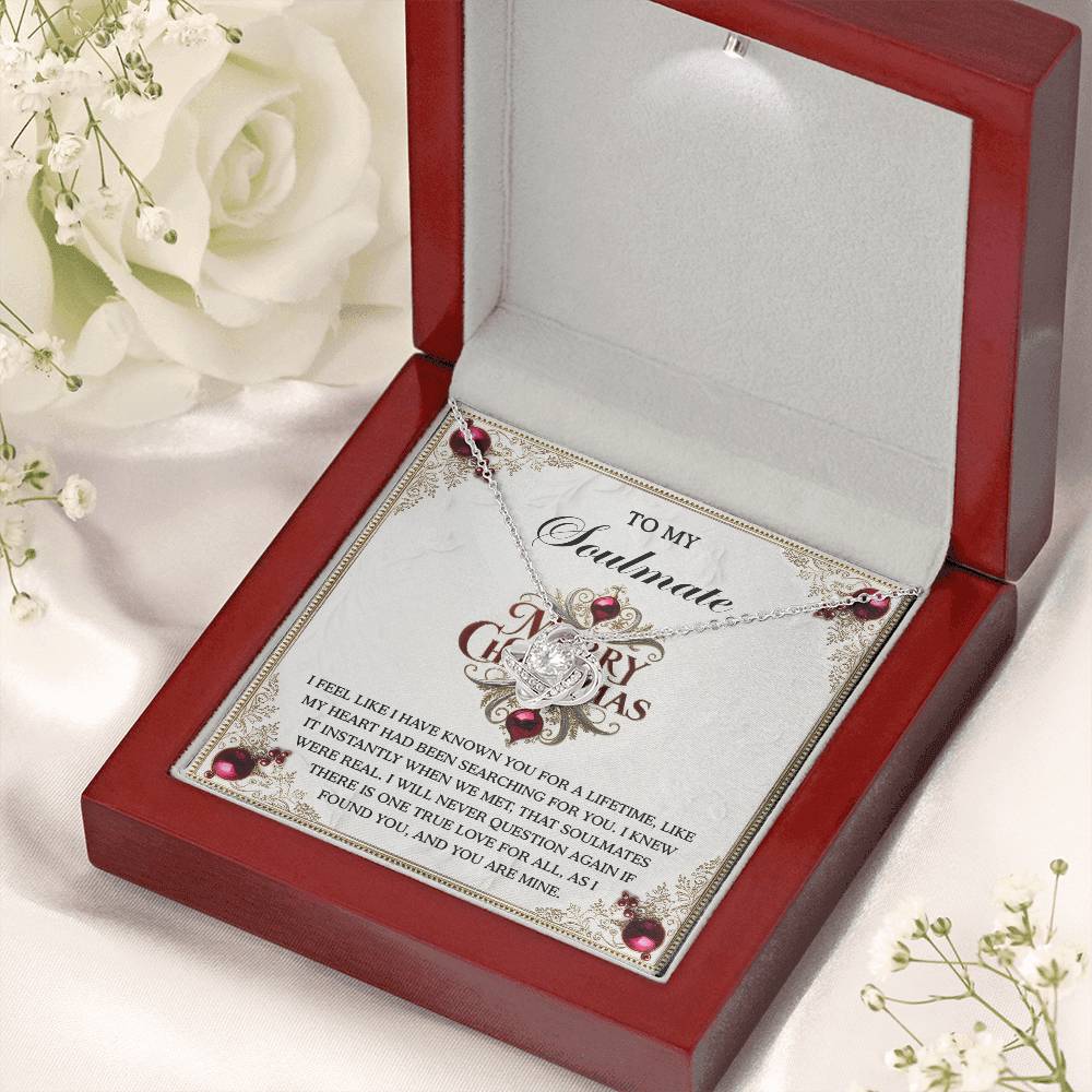 Gift for Soulmate - I Found You - Love Knot Pendant Necklace - Mallard Moon Gift Shop