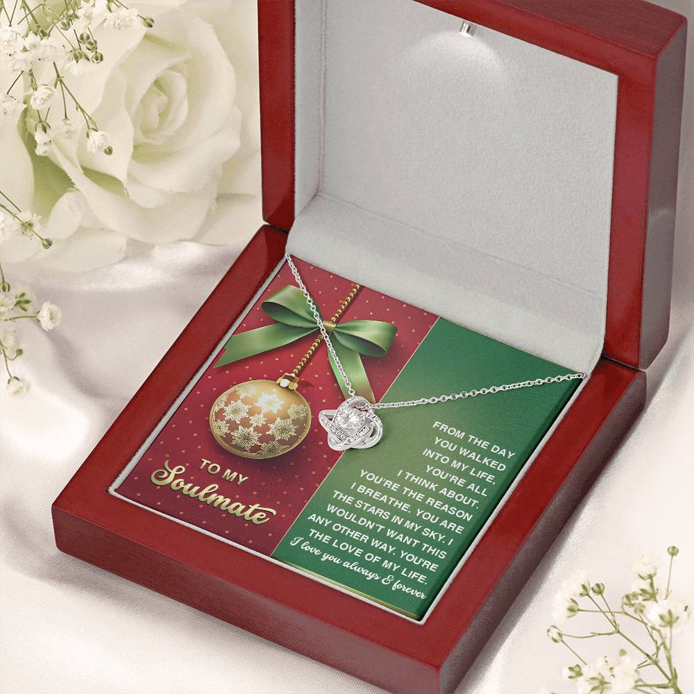 Gift for Soulmate - In My Sky - Love Knot Pendant Necklace - Mallard Moon Gift Shop