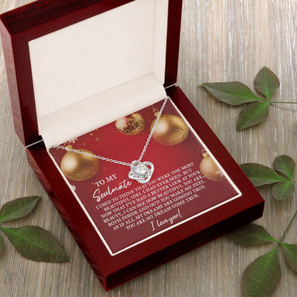 Gift for Soulmate - Your Beauty - Love Knot Pendant Necklace - Mallard Moon Gift Shop