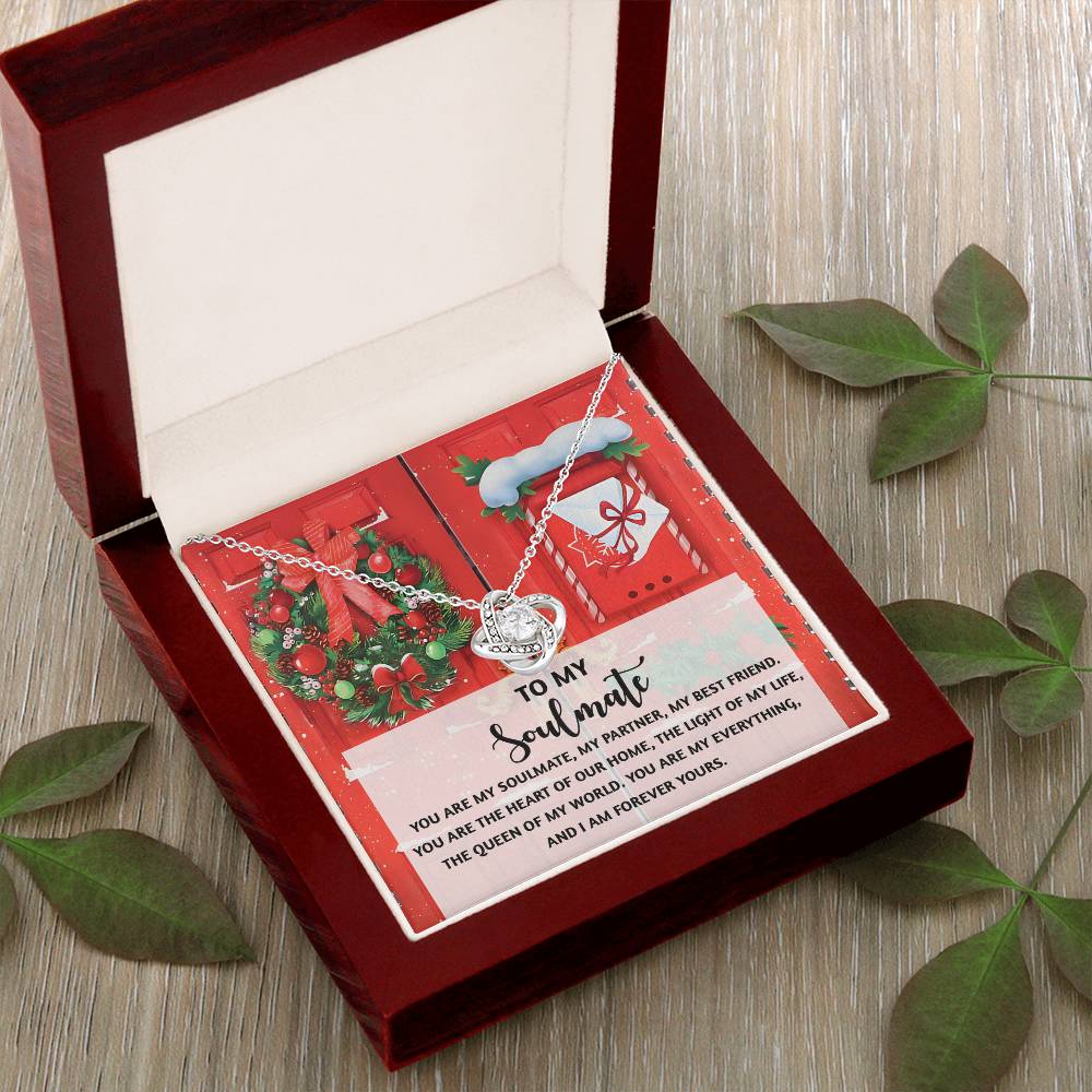 Gift for Soulmate - Our Home - Love Knot Pendant Necklace - Mallard Moon Gift Shop