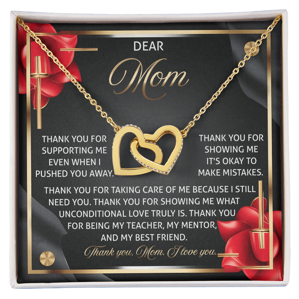 Mom - You Are My Teacher, My Mentor, and My Best Friend – Sentimental Jewelry Gift for Mom - Mallard Moon Gift Shop