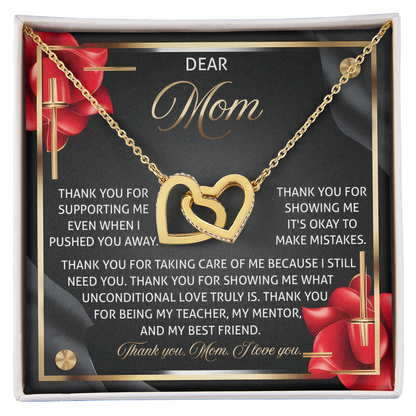 Mom - You Are My Teacher, My Mentor, and My Best Friend – Sentimental Jewelry Gift for Mom - Mallard Moon Gift Shop