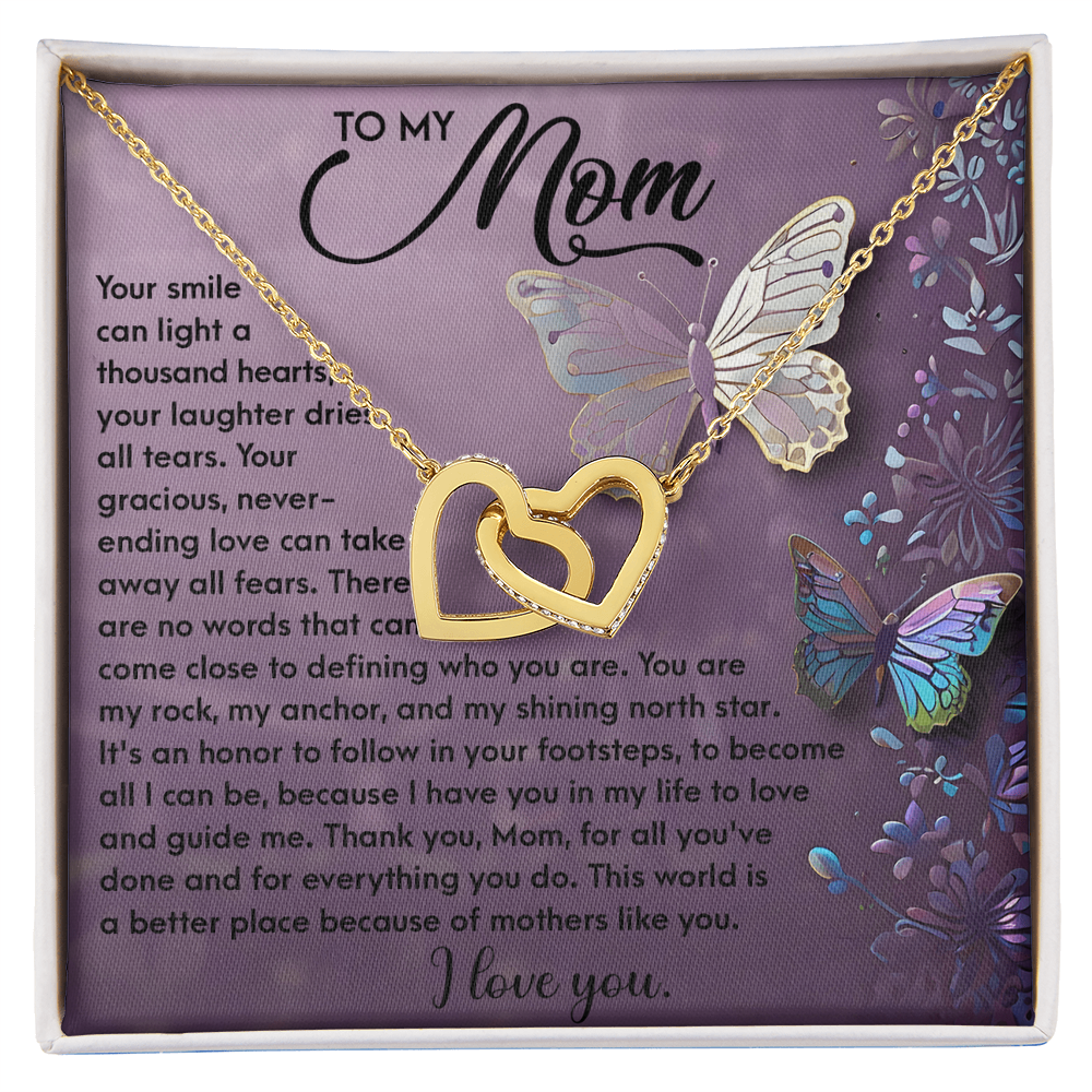To My Mom – You Are My Rock, My Anchor, and My Shining North Star – Necklace Gift of Love and Gratitude - Mallard Moon Gift Shop