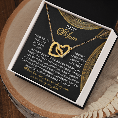 To My Mom – You Are Also My Best Friend – Heartfelt Necklace Gift of Appreciation and Love - Mallard Moon Gift Shop