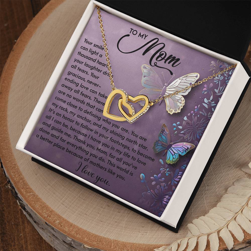 To My Mom – You Are My Rock, My Anchor, and My Shining North Star – Necklace Gift of Love and Gratitude - Mallard Moon Gift Shop
