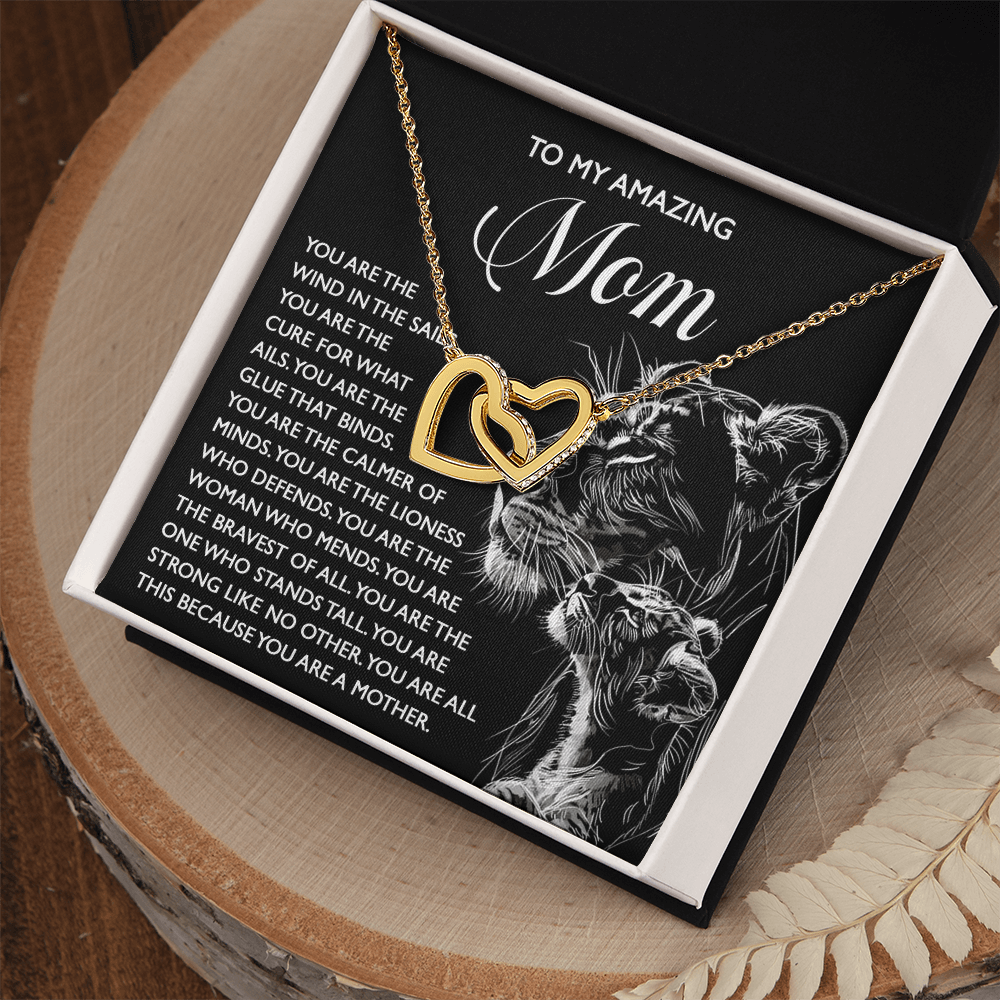 To My Amazing Mom – You Are the Wind in the Sails – Bold and Beautiful Tribute Mother's Day Birthday Necklace Gift - Mallard Moon Gift Shop