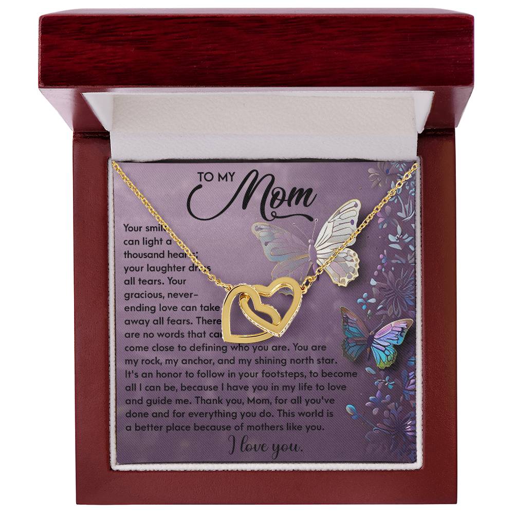 To My Mom – You Are My Rock, My Anchor, and My Shining North Star – Necklace Gift of Love and Gratitude - Mallard Moon Gift Shop