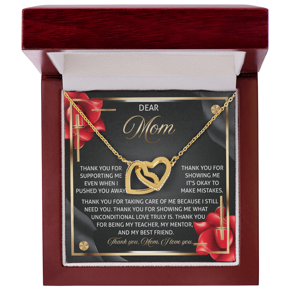 Mom - You Are My Teacher, My Mentor, and My Best Friend – Sentimental Jewelry Gift for Mom - Mallard Moon Gift Shop