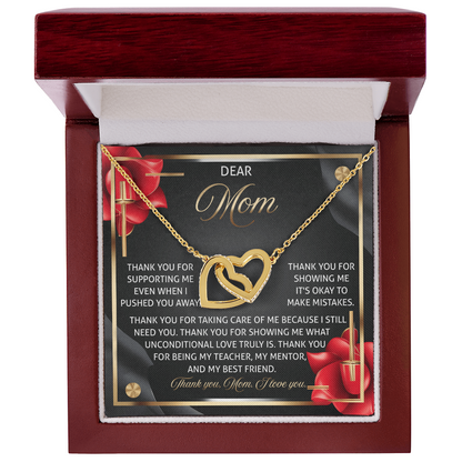 Mom - You Are My Teacher, My Mentor, and My Best Friend – Sentimental Jewelry Gift for Mom - Mallard Moon Gift Shop