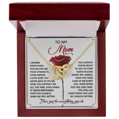 To My Mom - Everything You Do - Honest and Heartfelt Necklace Gift of Gratitude - Mallard Moon Gift Shop