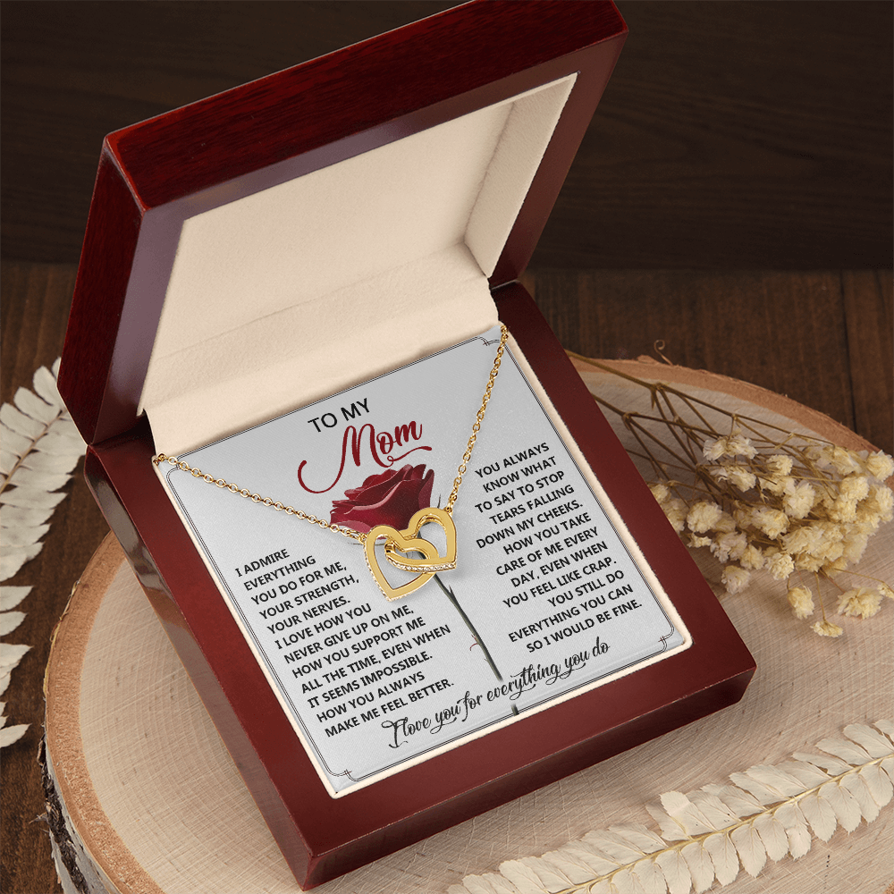 To My Mom - Everything You Do - Honest and Heartfelt Necklace Gift of Gratitude - Mallard Moon Gift Shop