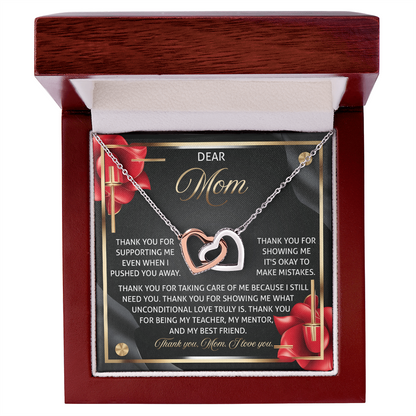 Mom - You Are My Teacher, My Mentor, and My Best Friend – Sentimental Jewelry Gift for Mom - Mallard Moon Gift Shop