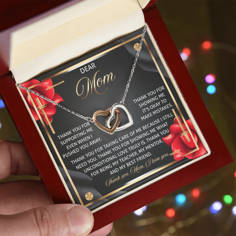 Mom - You Are My Teacher, My Mentor, and My Best Friend – Sentimental Jewelry Gift for Mom - Mallard Moon Gift Shop